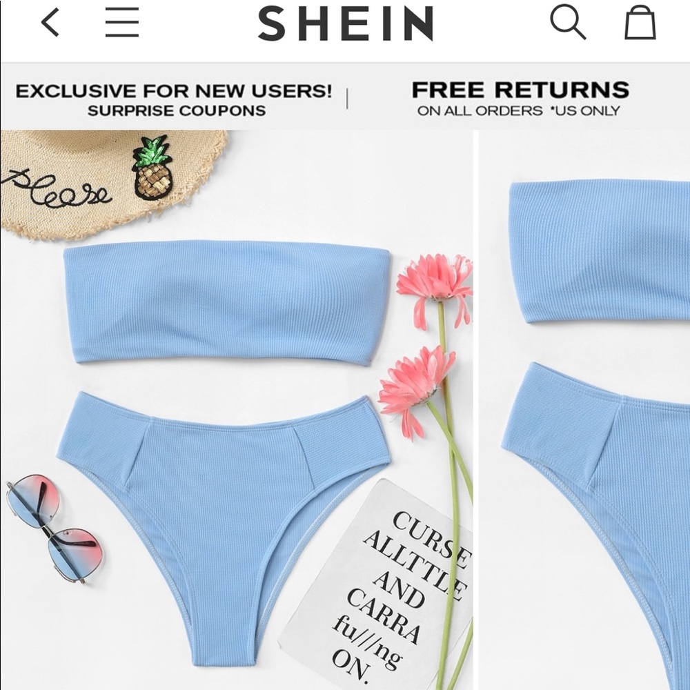 2 SHEIN bikinis **save on shipping**!